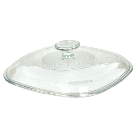 This circular white lid is designed to fit the CorningWare F-22 or FM-22 20 oz French White Pop-ins mug or any Colors Pop-ins mug (sold separately). . Corningware lids replacement